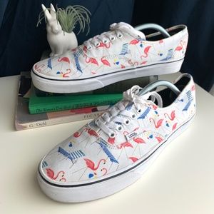 vans pool vibes flamingo